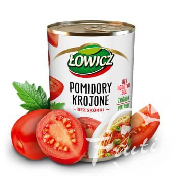 Łowicz pomidory krojone 400g