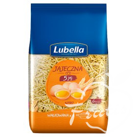 Lubella makaron nitka 5 jaj 250g Lubella makaron nitka 5 jaj 250g
