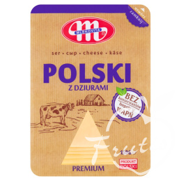 Mlekovita ser polski z dziurami plastry (150g)
