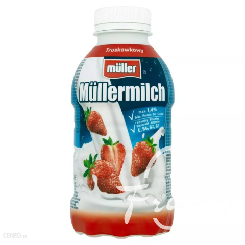 Mullermilch napój mleczny truskawkowy (400g)