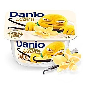 Danio serek homogenizowany waniliowy (140g) Danio serek homogenizowany waniliowy (140g)