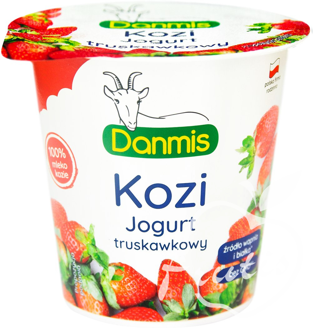 Danmis Jogurt Kozi truskawkowy (125g)
