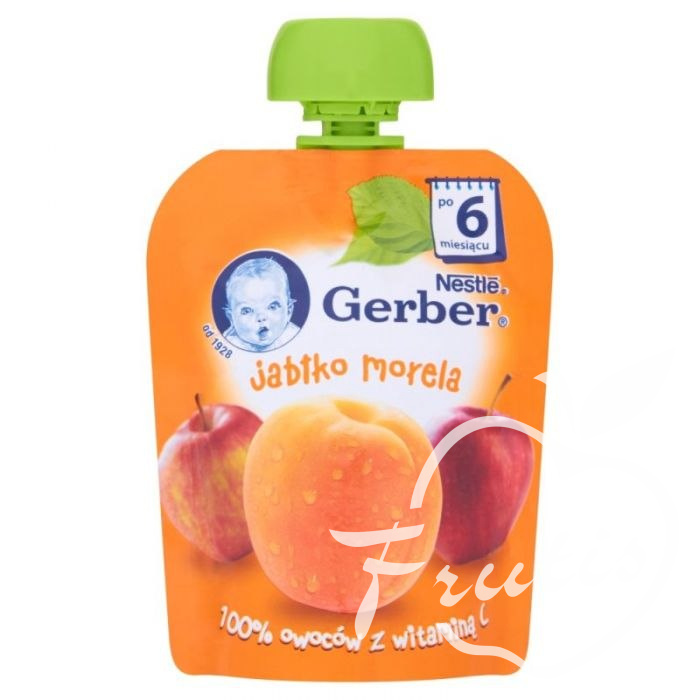 Gerber deserek jabłko/morela (90g)