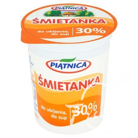 Piątnica Śmietana 30% 400g Piątnica Śmietana 30% 400g