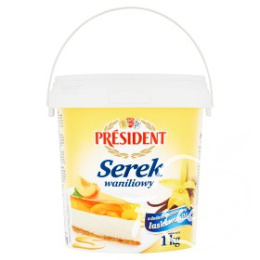 President serek waniliowy wiaderko (1kg)