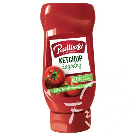 Pudliszki Ketchup Łagodny 480g Pudliszki Ketchup Łagodny 480g