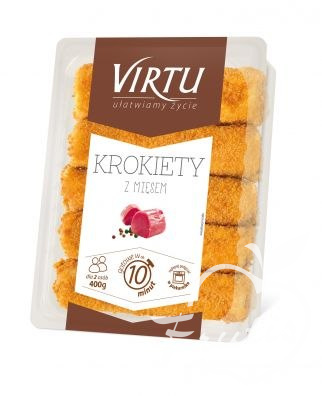 Virtu krokiety z mięsem (400g) Virtu krokiety z mięsem (400g)