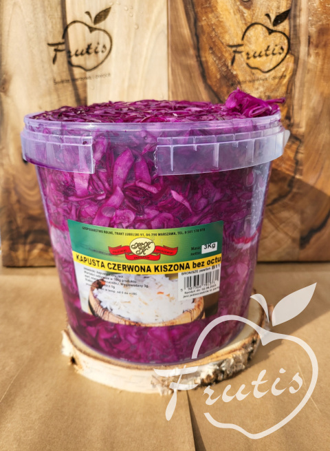 Czerwona Kapusta Kiszona - bez octu (500g) Czerwona Kapusta Kiszona - bez octu (500g)