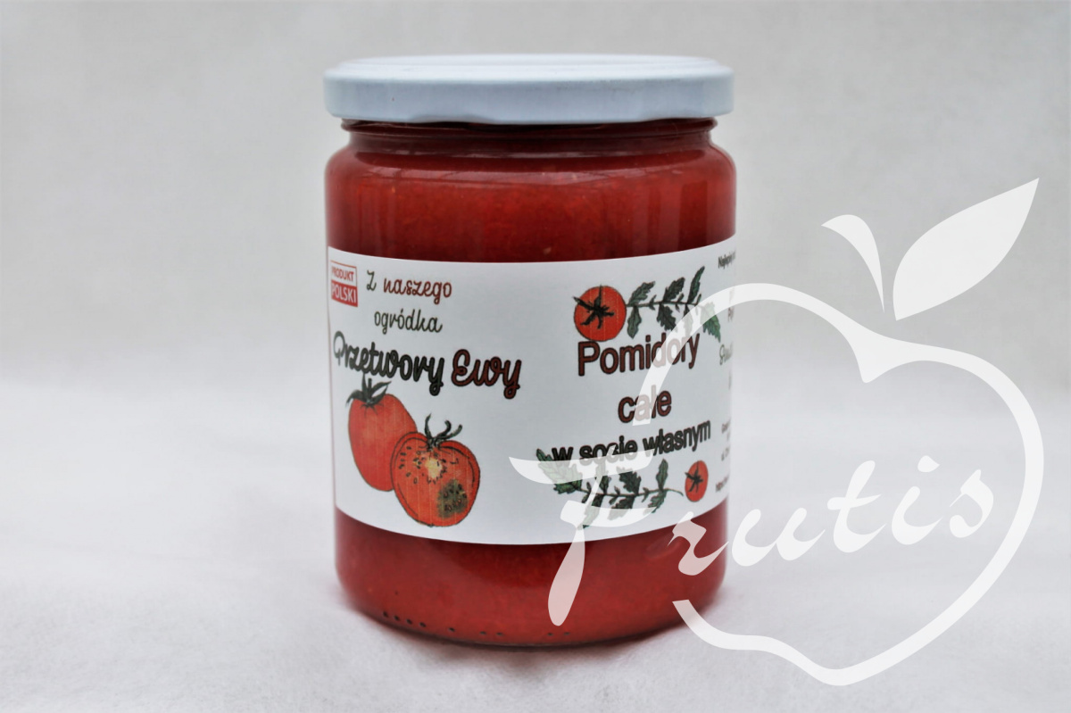 Pomidory całe w sosie własnym (540ml) Pomidory całe w sosie własnym (540ml)