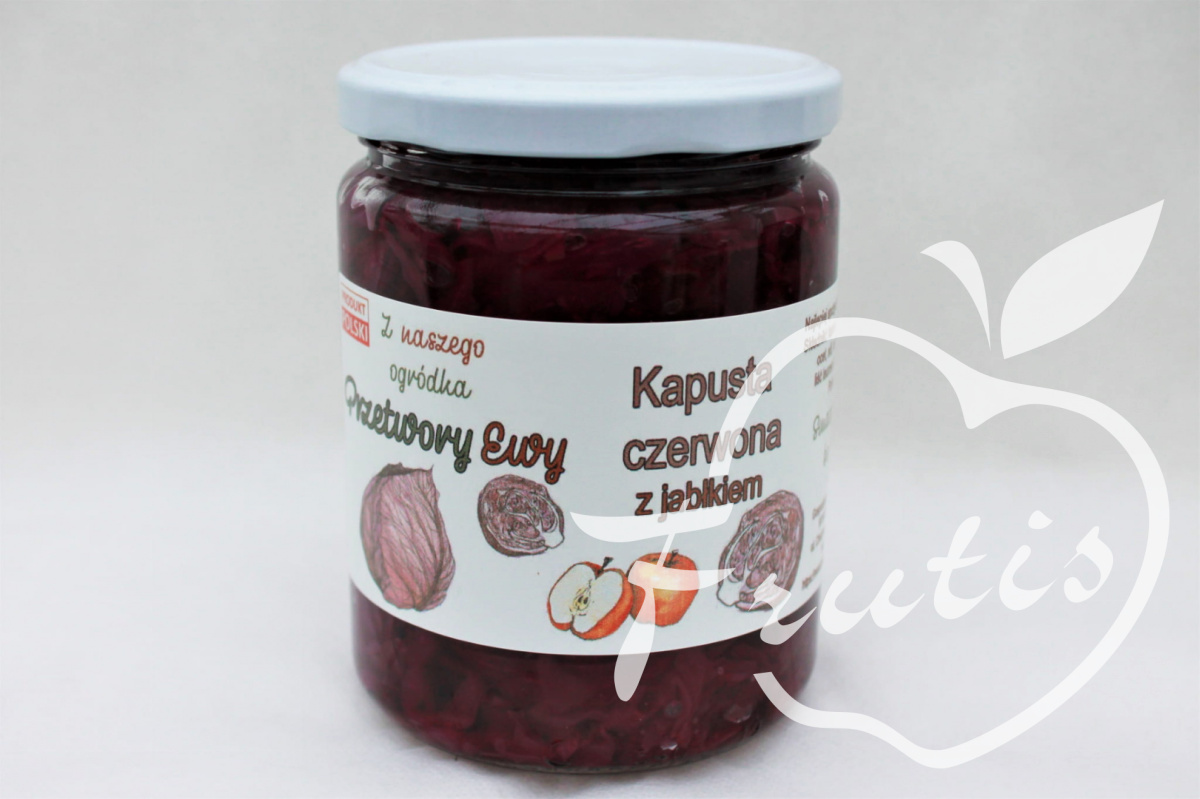 Kapusta czerwona z jabłkiem (540ml) Kapusta czerwona z jabłkiem (540ml)