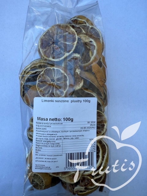 Limonka suszona plastry (100g) Limonka suszona plastry (100g)