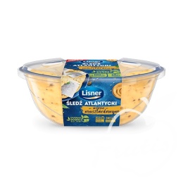 Lisner filety śledziowe w sosie musztardowym (280g)