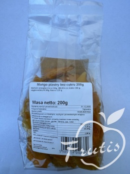 Mango plastry bez cukru (200g)