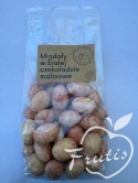Migdały w białej malinowej czekoladzie (200g)