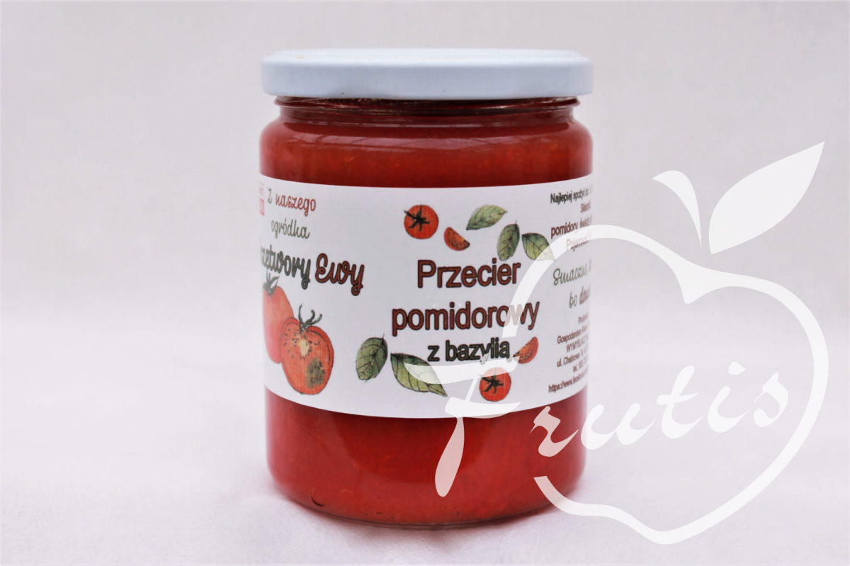 Przecier pomidorowy z bazylią (540ml) Przecier pomidorowy z bazylią (540ml)