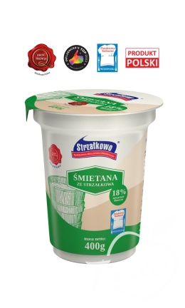 Strzałkowo śmietana 18% (400 g)