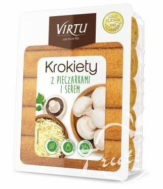 Virtu krokiety z pieczarkami i serem (400g)