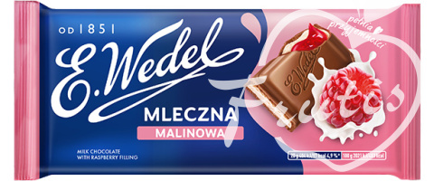 Wedel czekolada malinowa (100g) Wedel czekolada malinowa (100g)