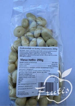Żurawina w białej czekoladzie (200g)